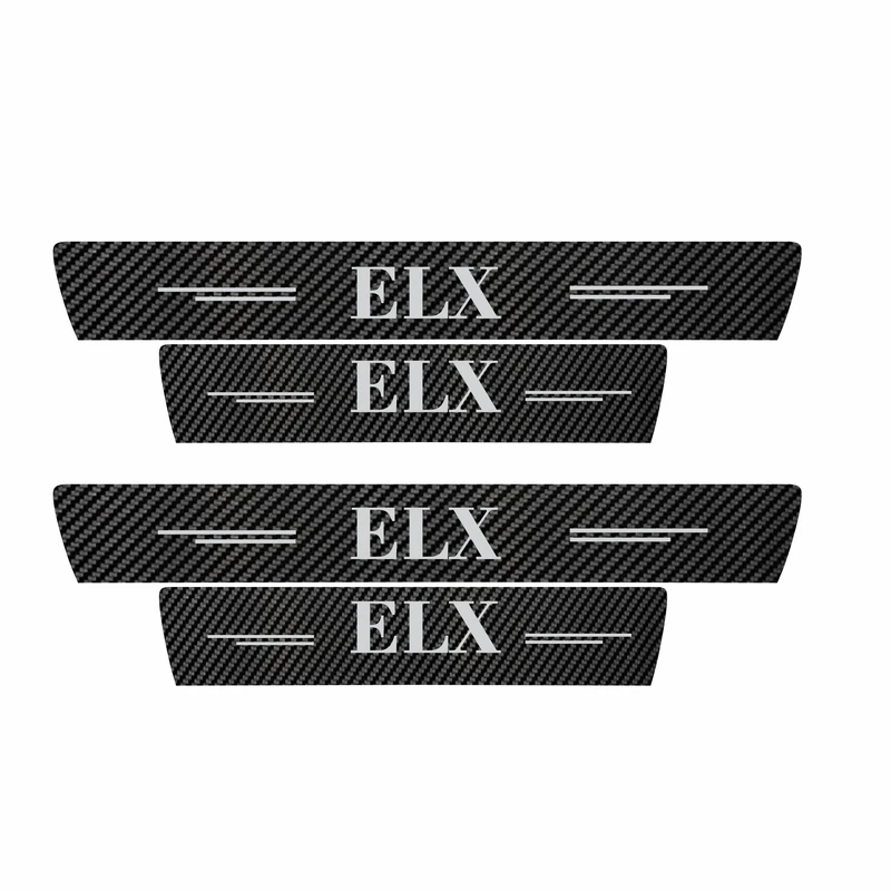 برچسب پارکابی خودرو سولگی مدل کربن کد J17 مناسب برای ای ال ایکس بسته 4 عددی