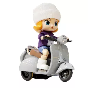 موتور بازی مدل دخترانه طرح تک چرخ زن و چراغ دار