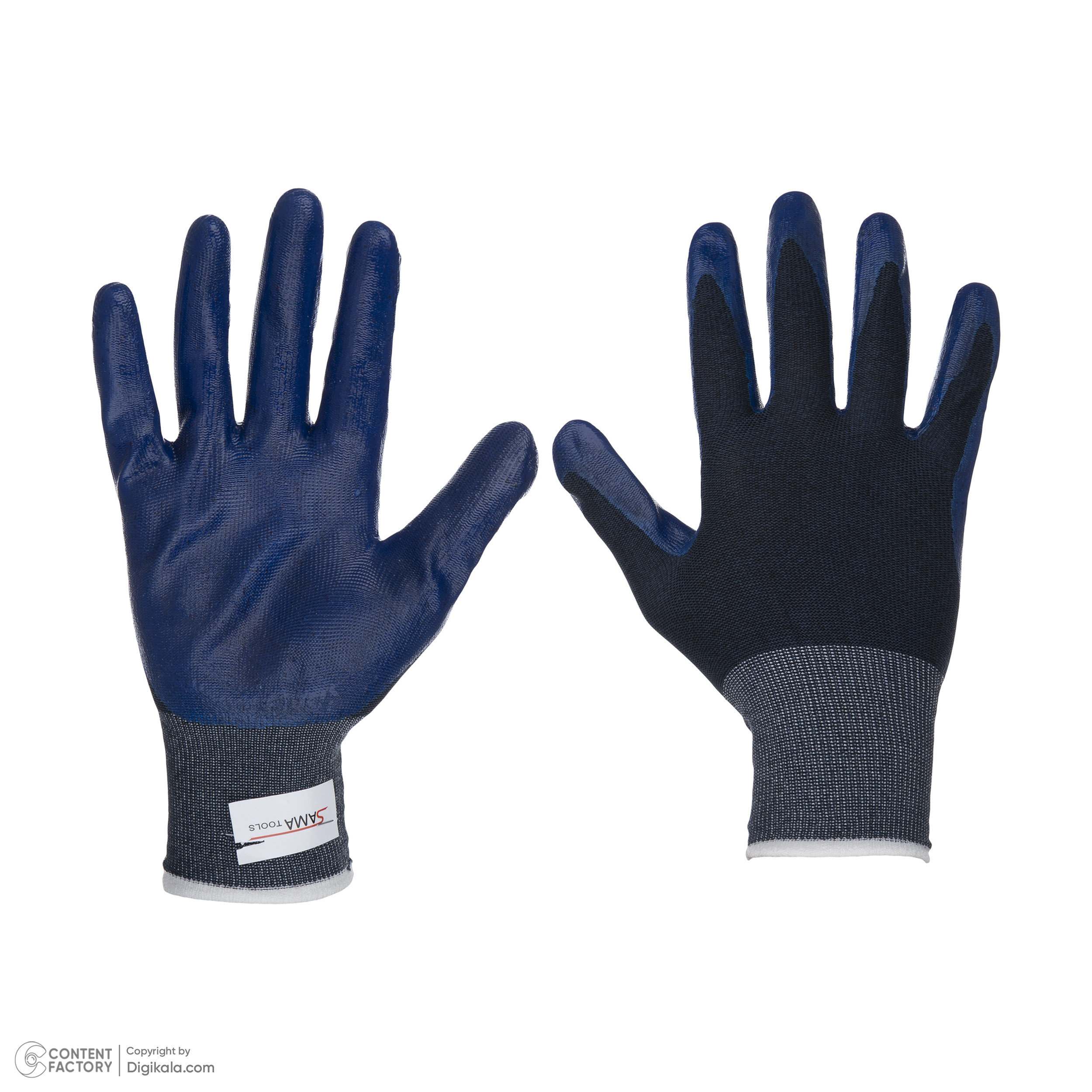 دستکش ایمنی سما تولز مدل نیتریل کد 001 دستکش ایمنی سما تولز مدل نیتریل کد 001