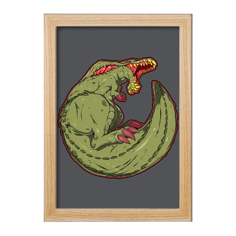 تابلو خندالو مدل بازی شکارچی هیولا (Monster Hunter) کد 33232