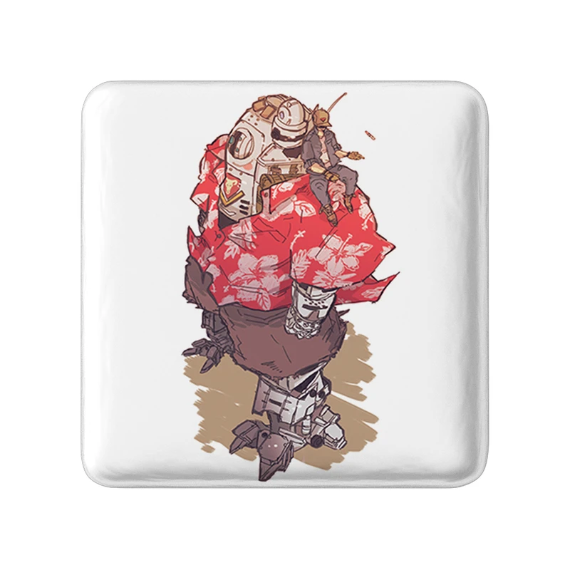 مگنت خندالو طرح بازی تایتان فال (Titanfall) مدل مربعی کد 32630