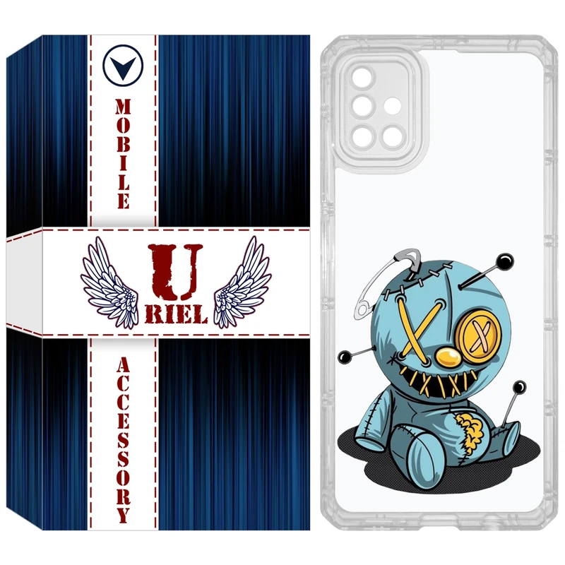 کاور یوریل مدل Clear کد 68 طرح عروسک مناسب برای گوشی موبایل سامسونگ Galaxy A51