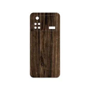 MAHOOT Dark-Walnut-Wood Cover Sticker for Xiaomi Poco M4 Pro 4G