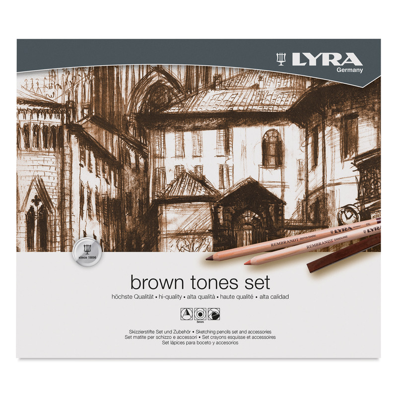 ست پاستل گچی لیرا مدل Brown Tones کد 90889 مجموعه 25 عددی