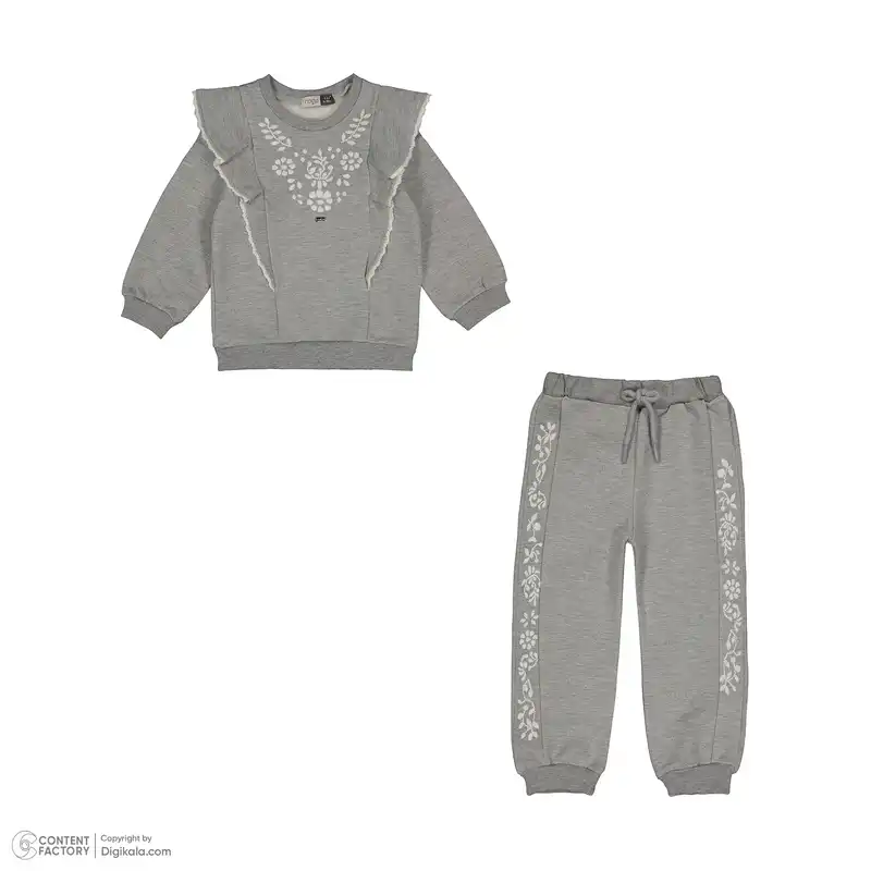 ست سویشرت و شلوار دخترانه ایندیگو مدل 231252