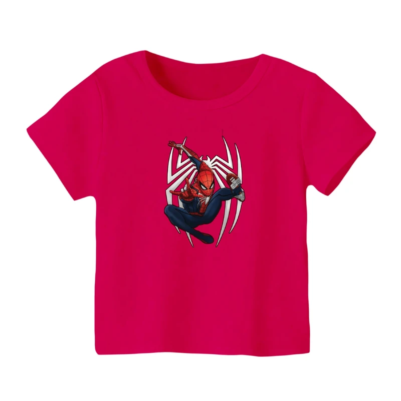 تی شرت آستین کوتاه بچگانه مدل مرد عنکبوتی کد ۱۱