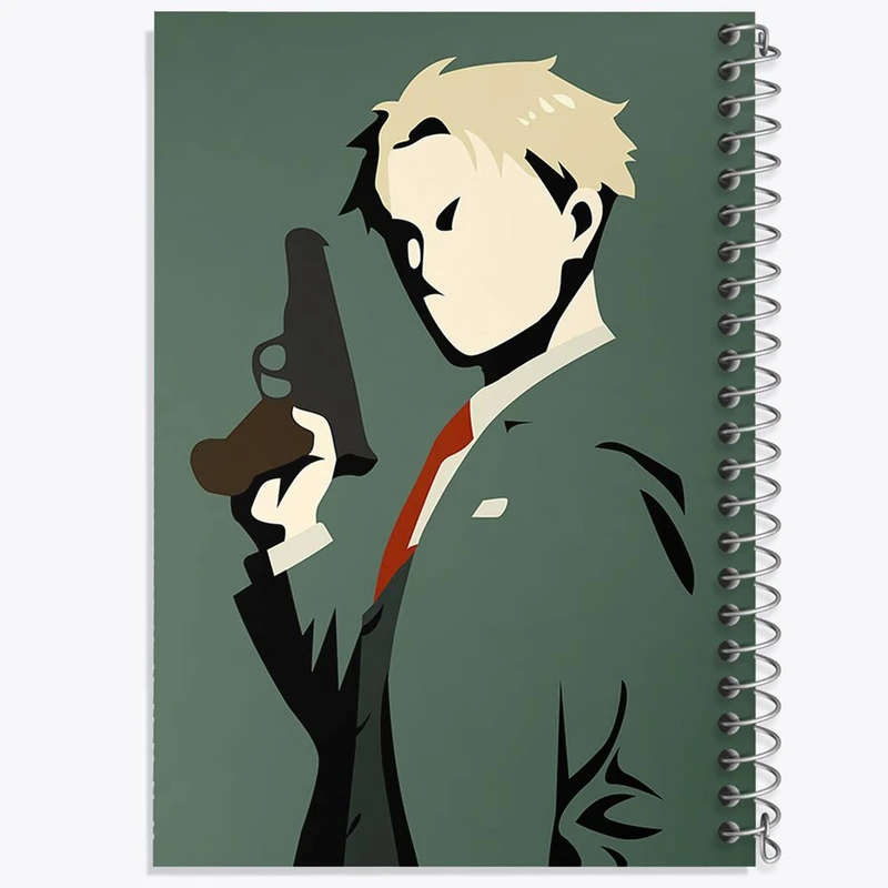 دفتر لیست خرید 50 برگ خندالو طرح لوید فورجر انیمه اسپای ایکس فمیلی Spy x Family کد 17722