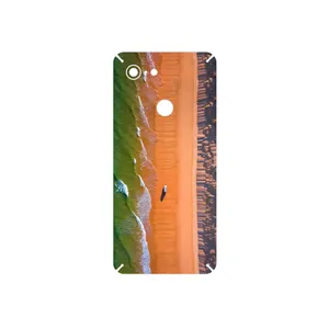 MAHOOT Beach and Green Sea Cover Sticker for Google Pixel 3