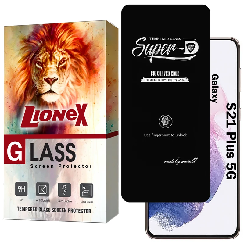 محافظ صفحه نمایش لایونکس مدل SUPERDNL مناسب برای گوشی موبایل سامسونگ Galaxy S21 Plus 5G