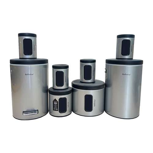 سرویس جهیزیه عروس 8 پارچه بالنتینی مدل استیل