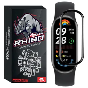 محافظ صفحه نمایش راینو مدل PMMA مناسب برای ساعت هوشمند شیائومی Mi Band 8