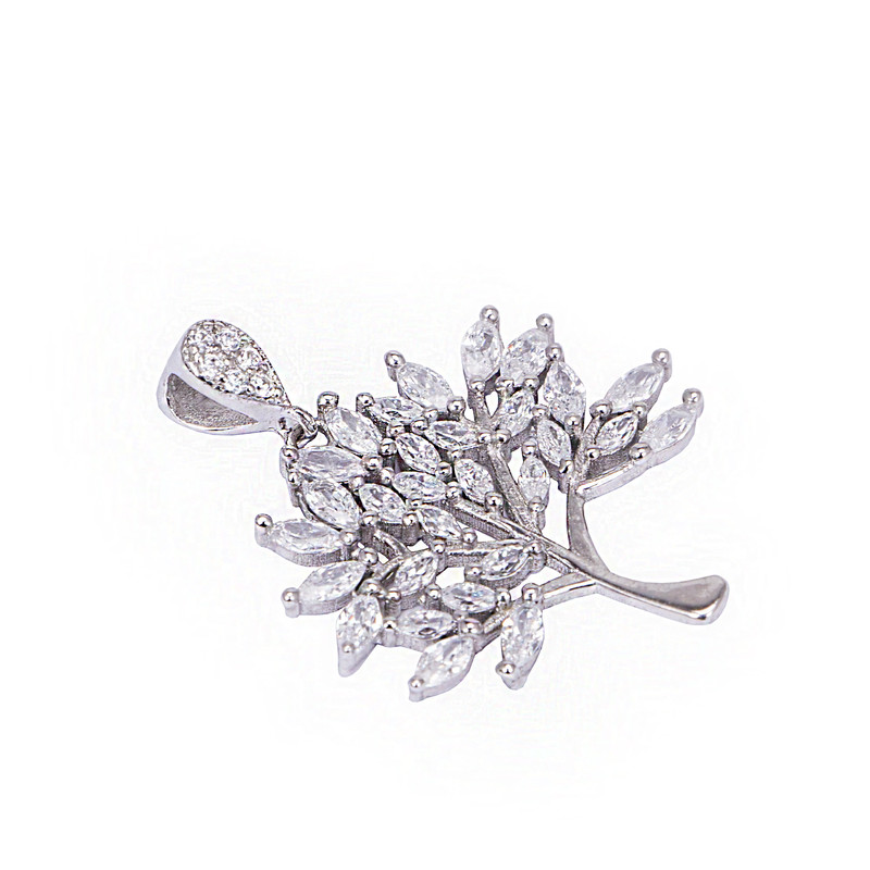 آویز گردنبند نقره زنانه مدل 665