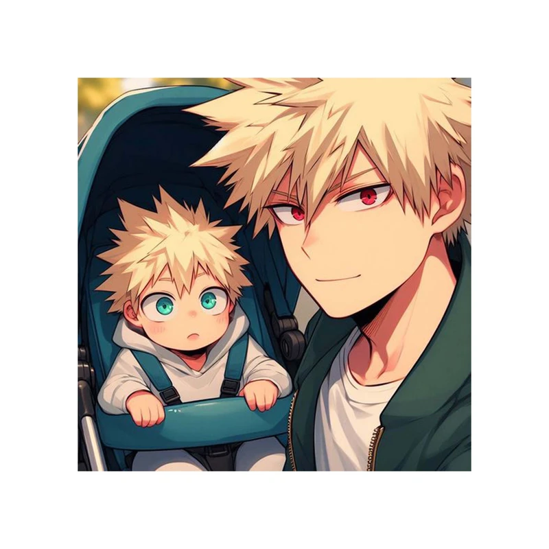 استیکر لپ تاپ و موبایل مدل انیمه طرح مدرسه قهرمانانه من کاتسوکی باکوگو My Hero Academia Katsuki Bakugo کد 3625