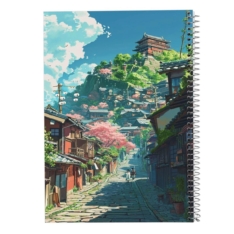 دفتر شطرنجی 50 برگ مدوپد طرح طبیعت کد DF15307