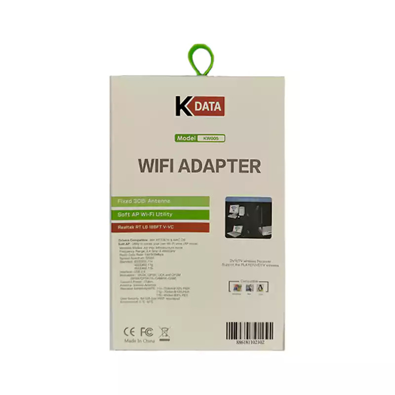 USB کارت شبکه مدل K-DATA KW005