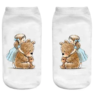 جوراب بچگانه طرح خرس عروسکی کد o32