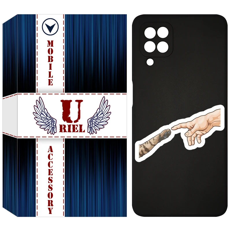 کاور یوریل قاب مدل KSH کد 94 طرح دست گربه مناسب برای گوشی موبایل سامسونگ Galaxy A22 4G / M32 4G / M22 4G