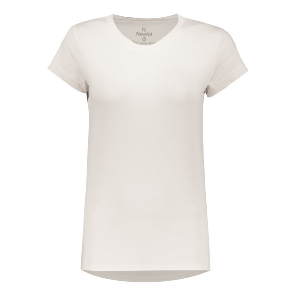 تی شرت لانگ زنانه نیو نیل مدل t12-White
