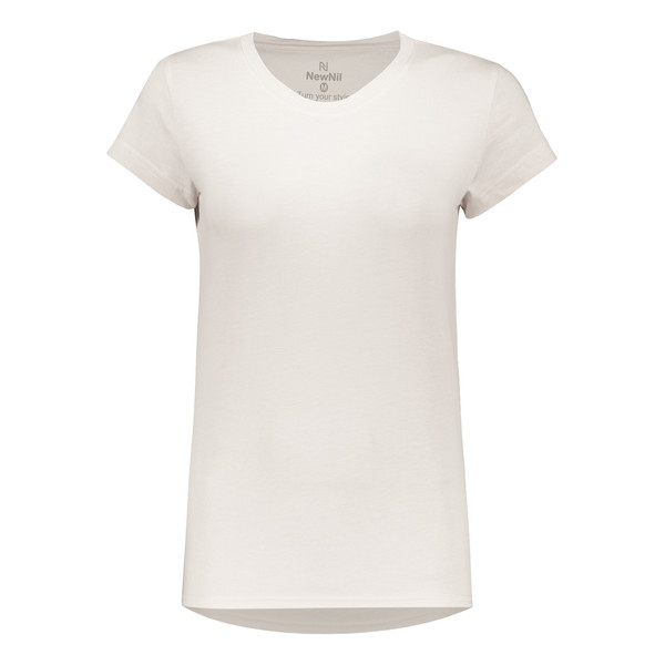 تی شرت لانگ زنانه نیو نیل مدل t12-White