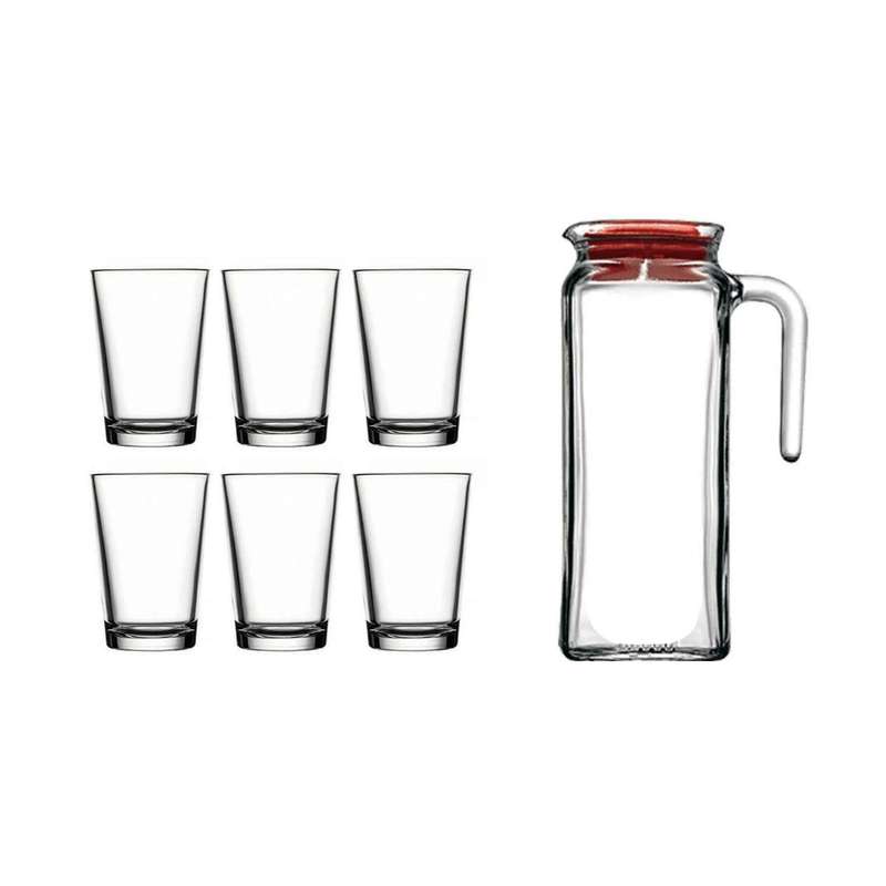 سرویس پارچ و لیوان 7 پارچه پاشاباغچه  کد 96396