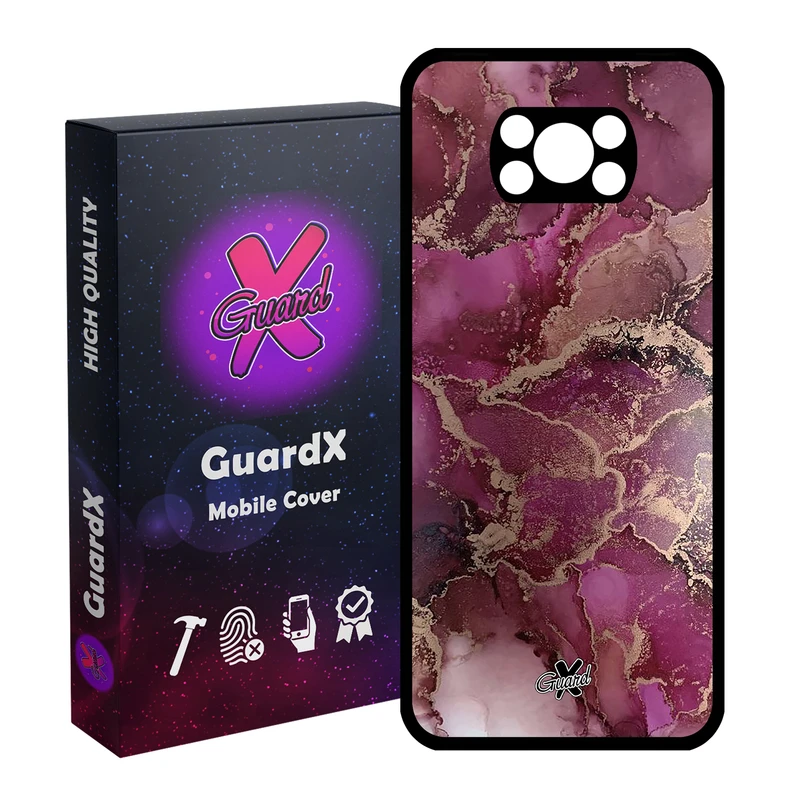 کاور گارد ایکس طرح ماربل مدل Glass10271 مناسب برای گوشی موبایل شیائومی Poco X3 / Poco X3 NFC