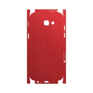 MAHOOT Red-Fiber-FullSkin Cover Sticker for Samsung Galaxy A7 2017