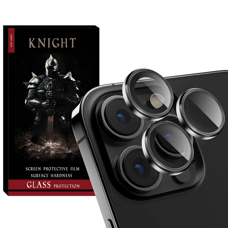 محافظ لنز دوربین نایت مدل Ring-Metal-KT مناسب برای گوشی موبایل اپل Iphone 15 Pro Max