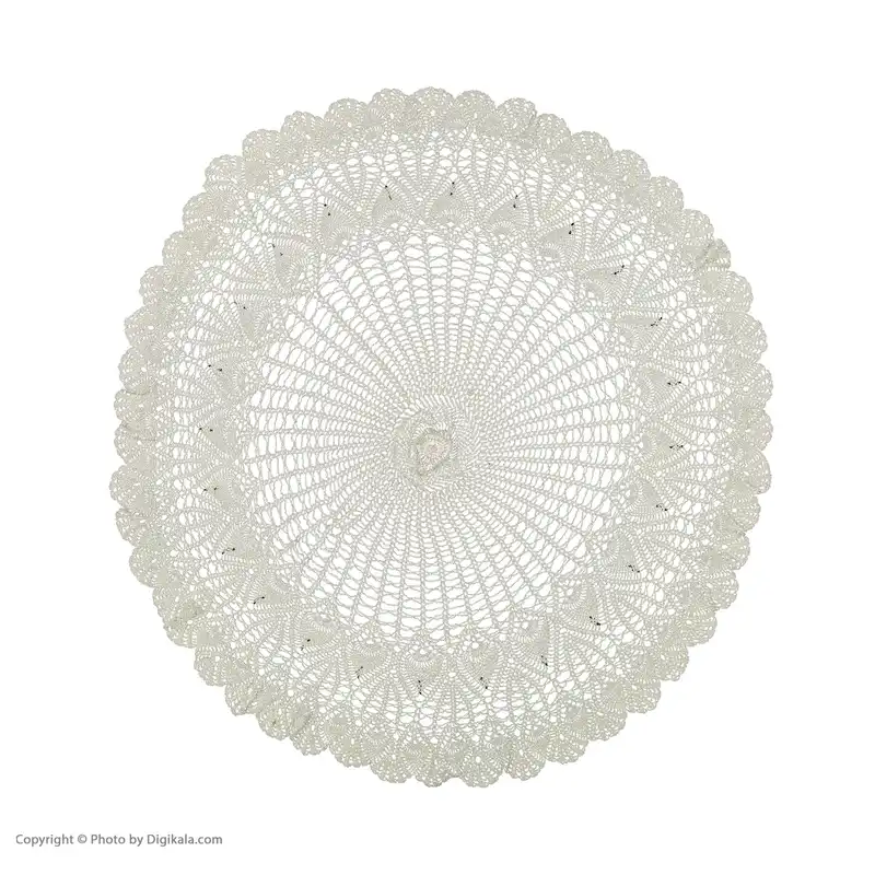 رومیزی قلاب بافی زینتی کد 001