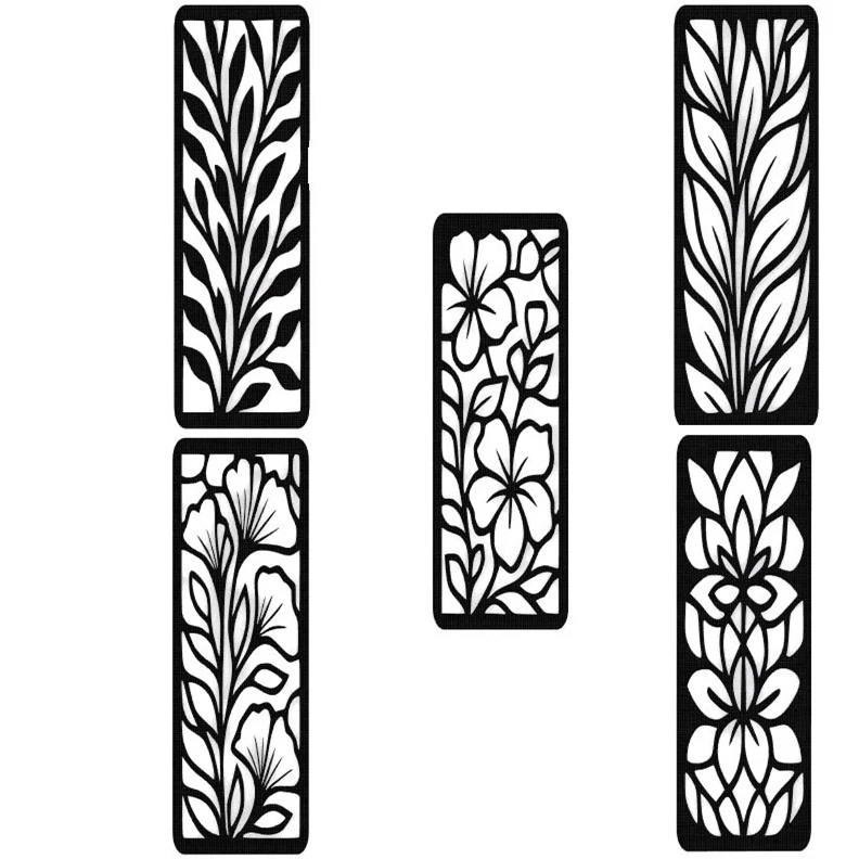 نشانگر کتاب مدل Flora بسته 5 عددی