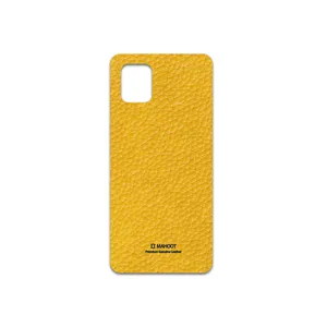 MAHOOT Mustard-Leather Cover Sticker for Samsung Galaxy Note10 Lite