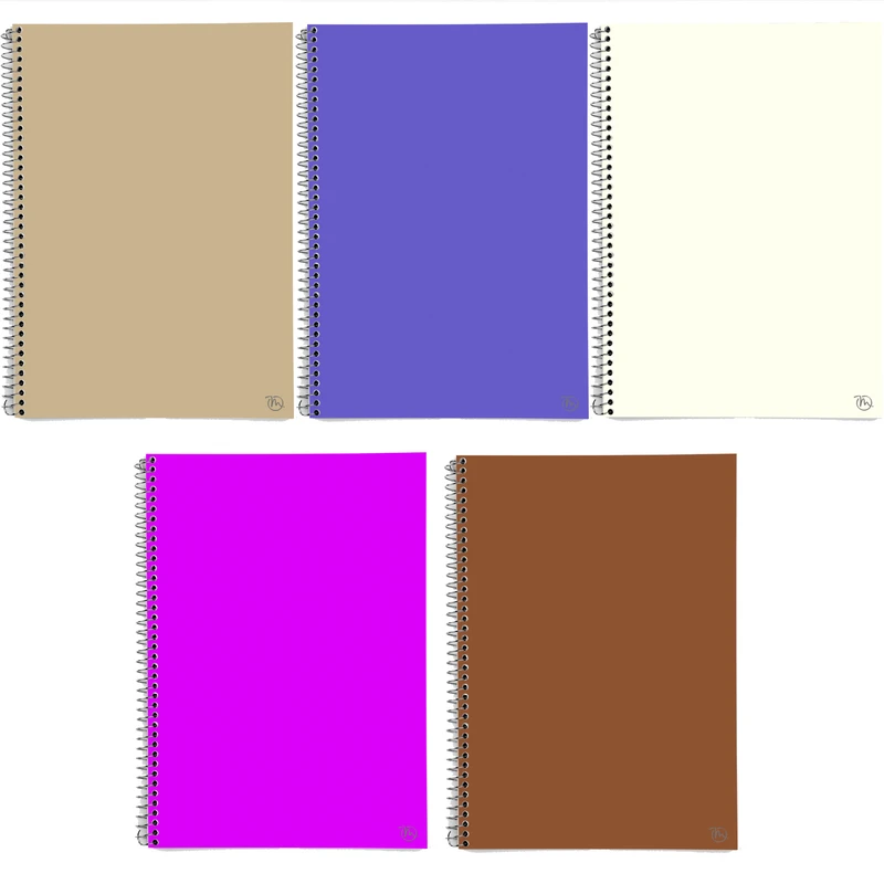 دفتر مشق 50 برگ مدوپد طرح ساده کد BD10199 مجموعه 5 عددی