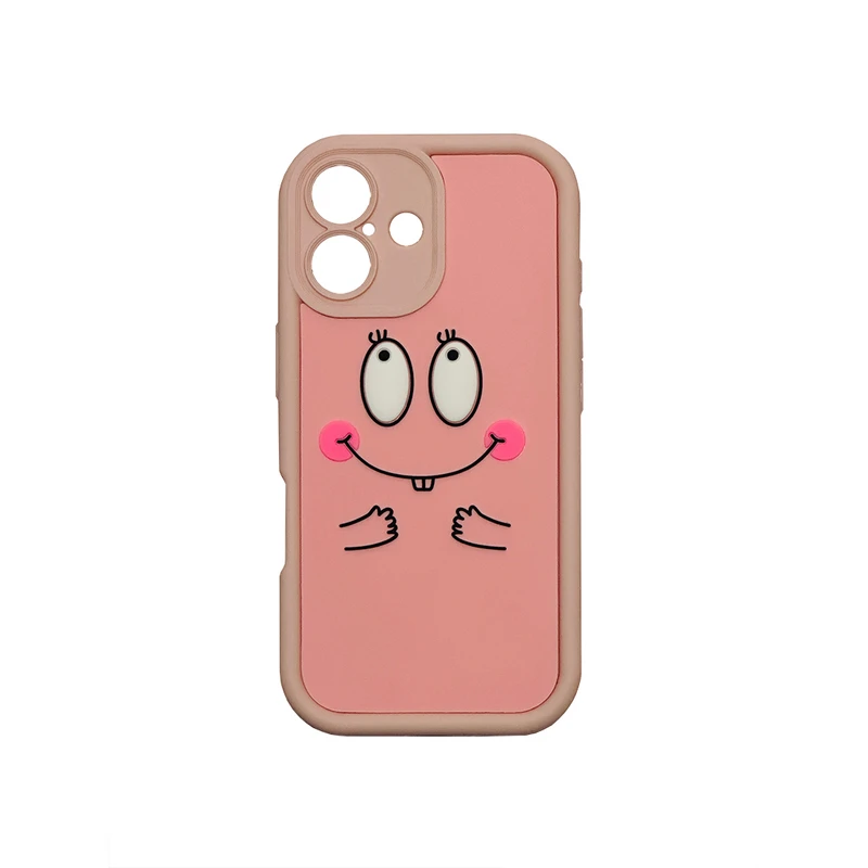 کاور مدل شیک شل طرح لبخند سولید مناسب برای گوشی موبایل اپل iphone 16 
