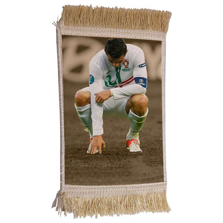 فرش ماشینی دیوارکوب مدل رونالدو کد 566