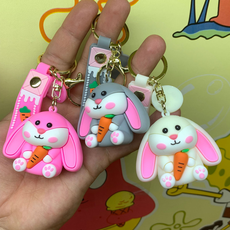 جاکلیدی مدل سیلیکونی طرح خرگوش لوپ ناقلا اورجینال