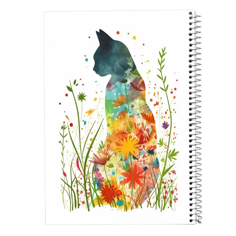 دفتر ژورنال نویسی 50 برگ مدوپد مدل نقطه ای طرح موجودات فانتزی کد DF17103