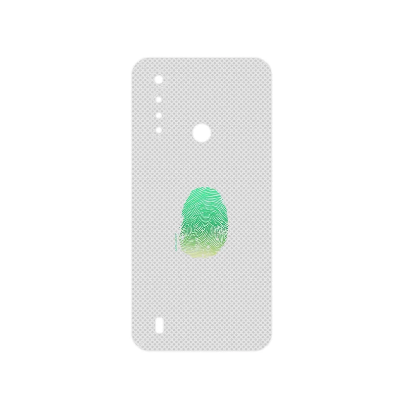 برچسب پوششی ماهوت مدل Minimal Fingerprint مناسب برای گوشی موبایل موتورولا Moto G8 Power Lite