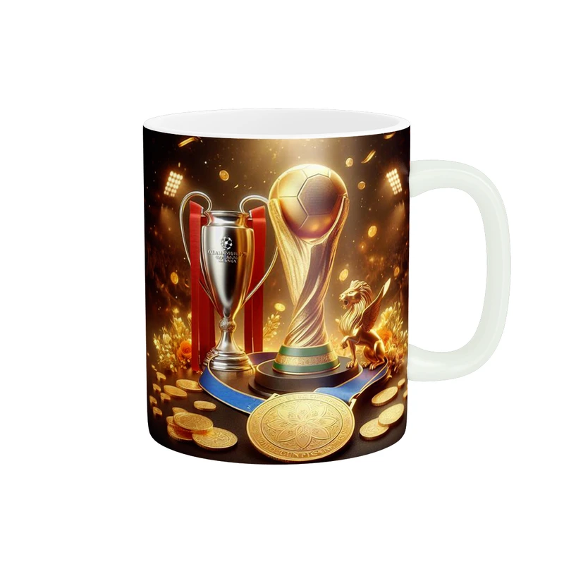 ماگ پاد آفرین طرح جام جهانی و چمپینزلیگ کد 1777