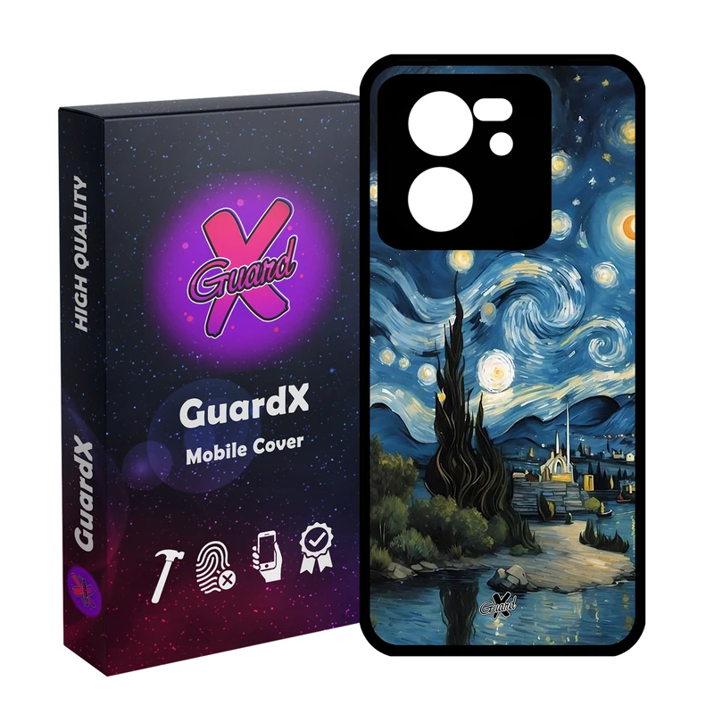 کاور گارد ایکس طرح ونگوگ مدل Glass10702 مناسب برای گوشی موبایل شیائومی 13T/13T Pro/Redmi K60 Ultra