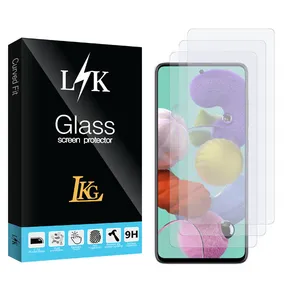 LKG LK Glass Screen Protector For Samsung Galaxy S21 FE Pack Of 3