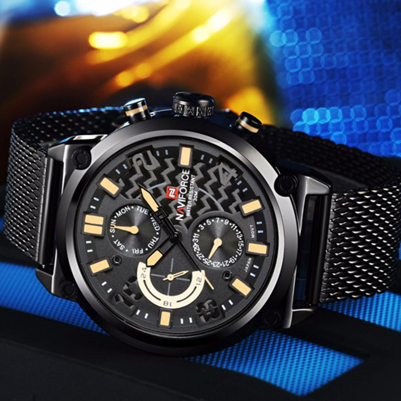 ساعت مچی عقربه‌ای مردانه نیوی فورس مدل 999593