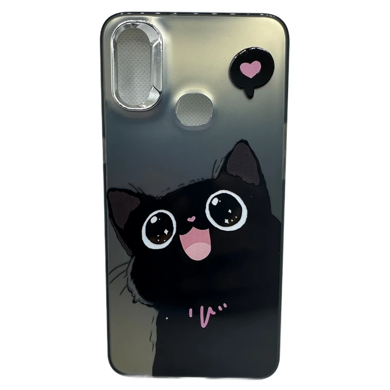 کاور کد 16طرح گربه شاد مناسب برای گوشی موبایل سامسونگ Galaxy A10S