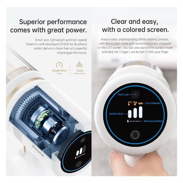 جارو شارژی عصایی دریم مدل P10 Pro