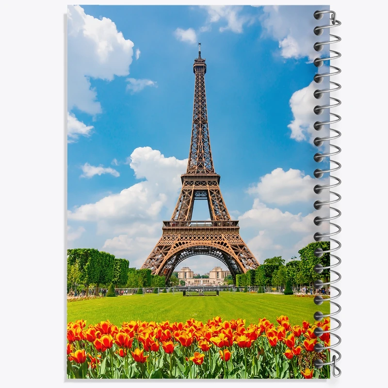 دفتر نقاشی 50 برگ خندالو طرح برج ایفل کد F499