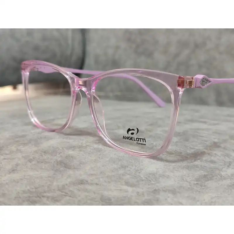 فریم عینک طبی زنانه مدل گربه ای دسته فلزی کد 0371