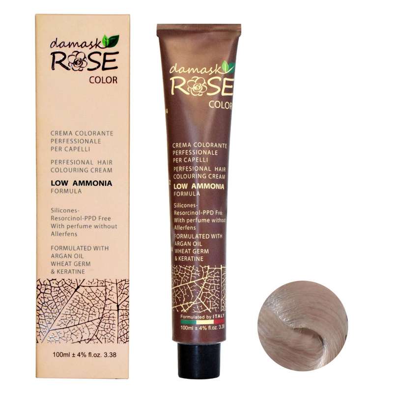 رنگ مو داماسک رز شماره PR5 حجم 100 میلی لیتر رنگ شیر نسکافه ای رنگ مو داماسک رز شماره PR5 حجم 100 میلی لیتر رنگ شیر نسکافه ای