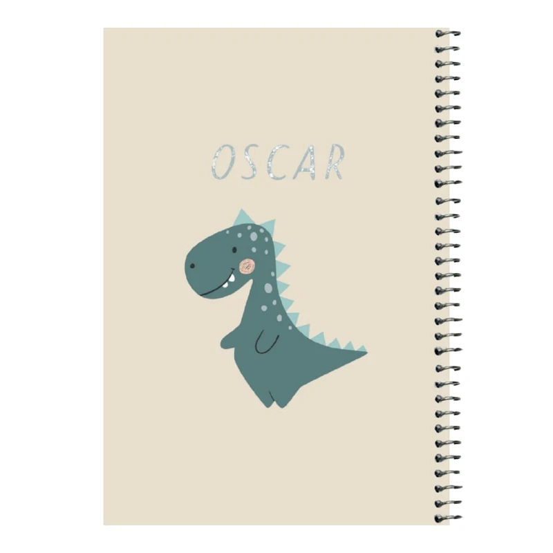 دفتر مشق 80 برگ اس جی مدل دایناسور کد۲   