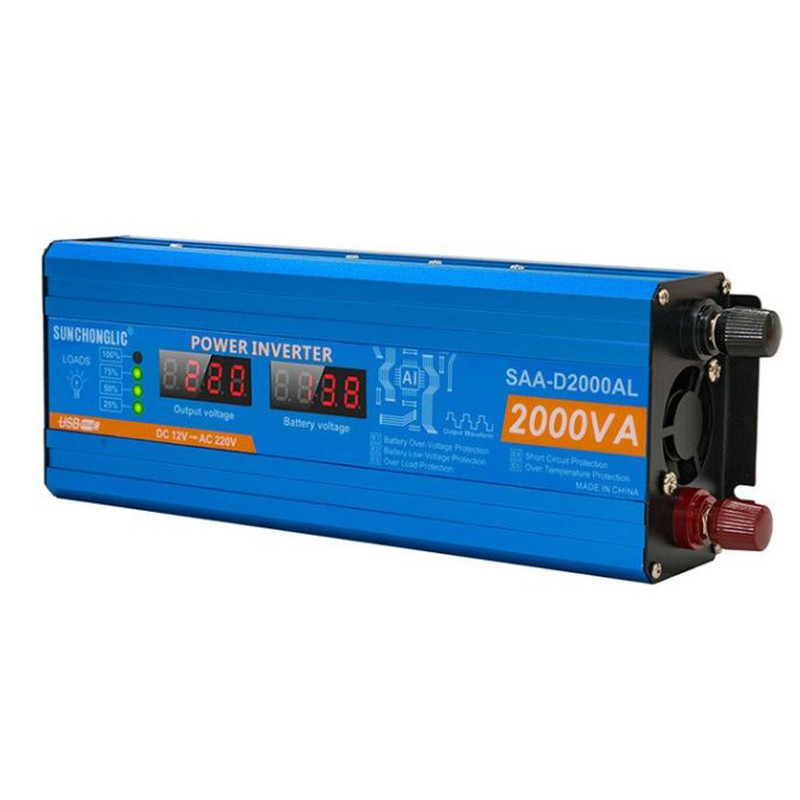 اینورتر شبه سینوسی 12ولت به 220 ولت سانچونگلیک مدل SAA-D2000AL ظرفیت 2000 وات