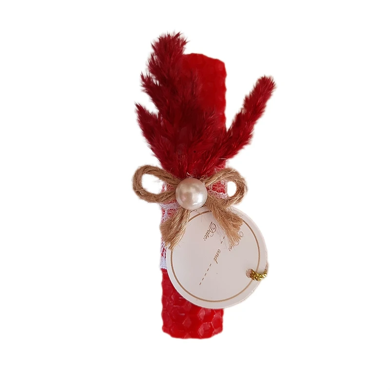 شمع دست ساز مدل تزئینی مجموعه 6 عددی