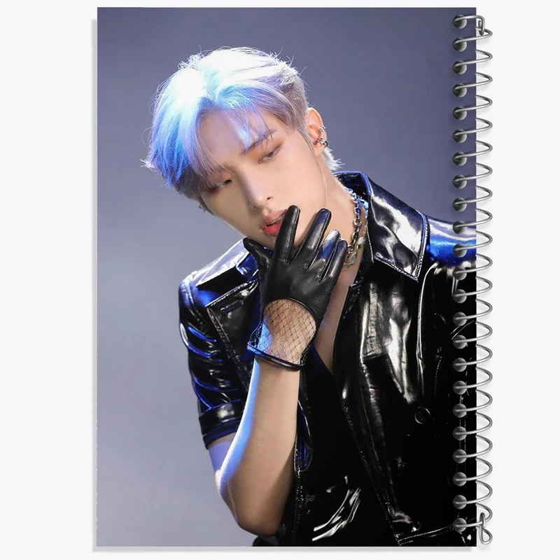 دفتر ژورنال نویسی 50 برگ خندالو مدل نقطه ای طرح مینگی گروه ایتیز ATEEZ کد 21250