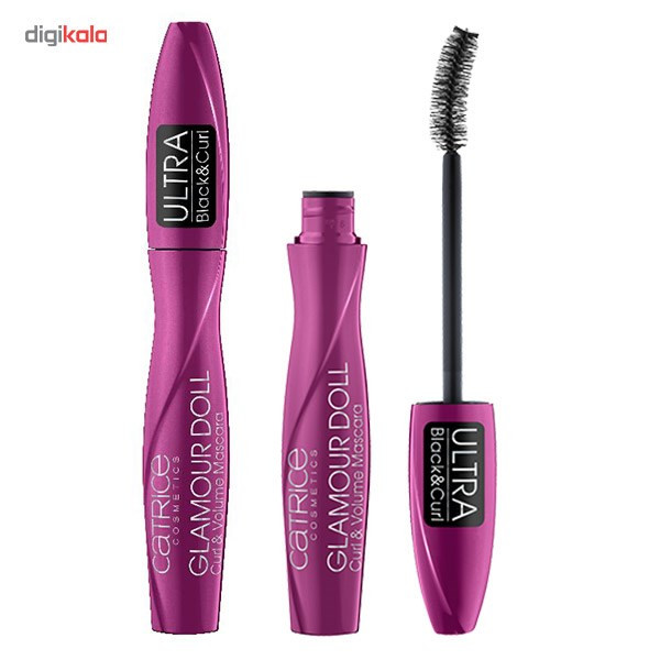 ریمل حجم دهنده و حالت دهنده کاتریس مدل Glamour Doll Curl and Volume